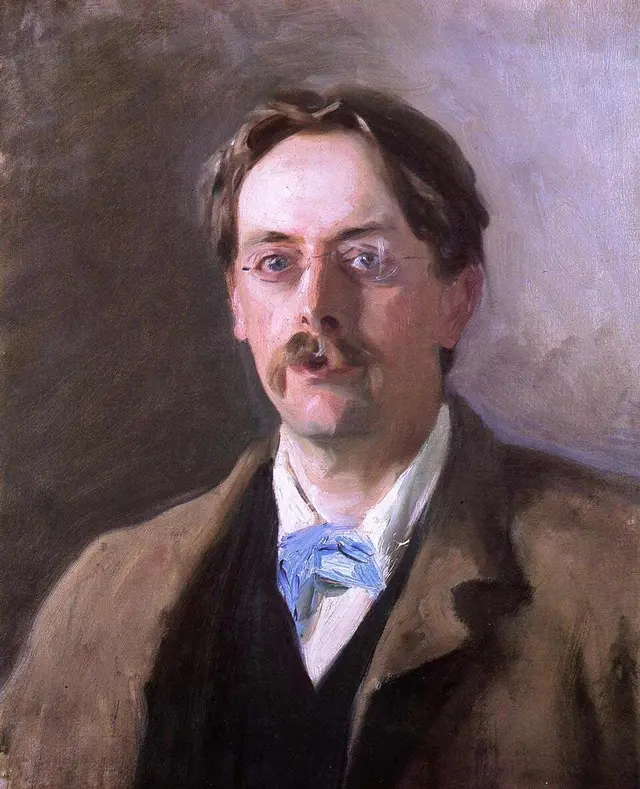 Portrait of Edmund Gosse