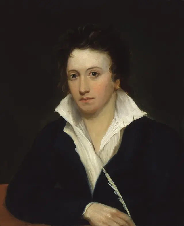 Portrait of Percy Bysshe Shelley